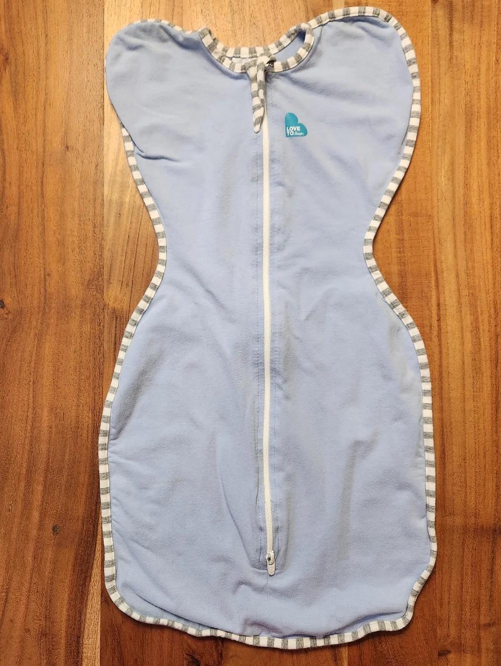 Love to dream Light BlueSwaddle Zip Sleep Sack - Size Small - Picture 1 of 3